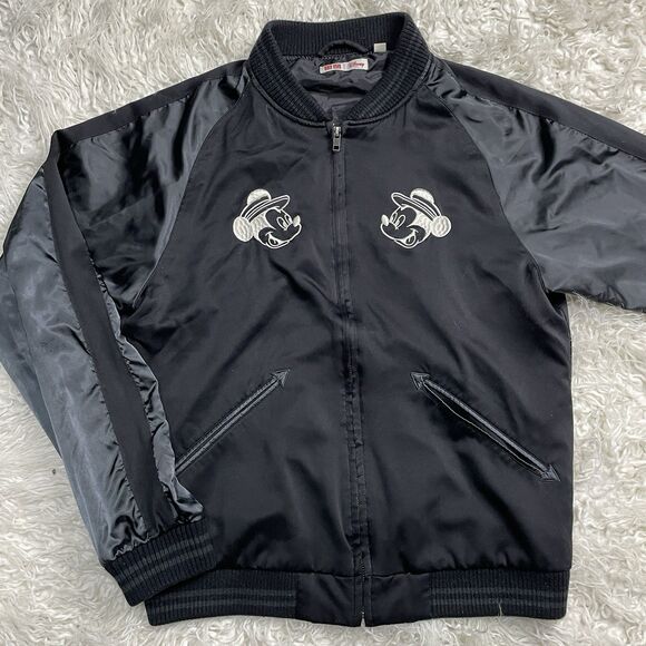 UNIQLO Disney Mickey Mouse World Tour Bomber Jacket, varsiry jacket Size: S - Picture 1 of 4